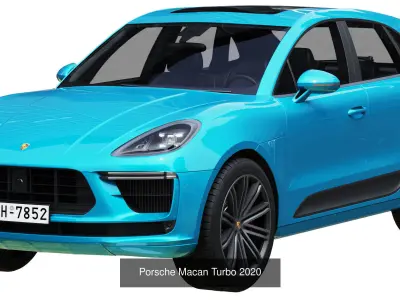 HQ cars collection 6 3D Model Pack