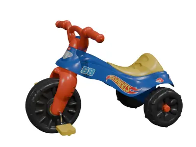 Fisher-Price Triciclo Hot Wheels Tough Trike 3D model