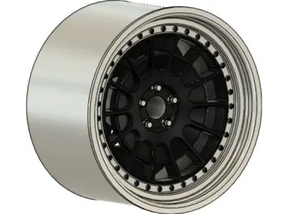3SDM 3 66 RIMS FOR DIECAST 64 SCALE 3D print model