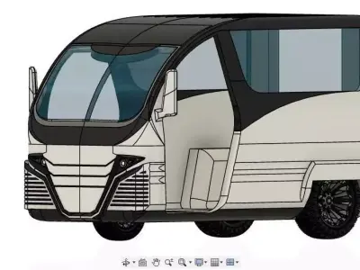 SS Electrinic Bike  3D model