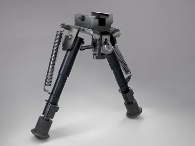 Bipods bipod Low-poly 3D model