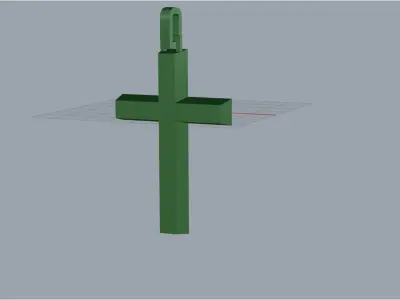 Cross Pendant 8517 3D print model
