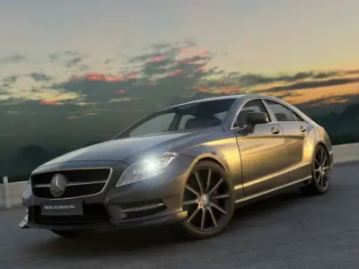 Mercedes Benz CLS Brabus 2012 3D model