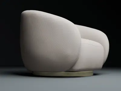 Modern Luxury Sofa 3D Model Low-poly 3D model 2