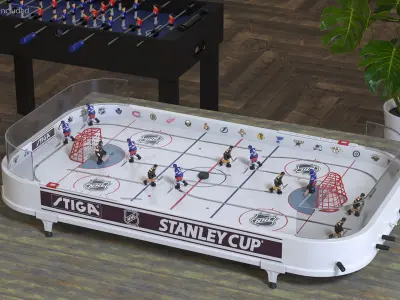 Stiga Stanley Cup Table Hockey 3D model
