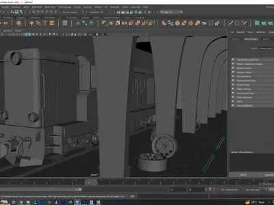 ninja bike Low-poly 3D model