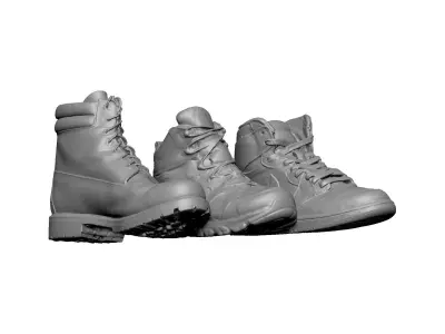 boots footwear sneakers print 3D print model