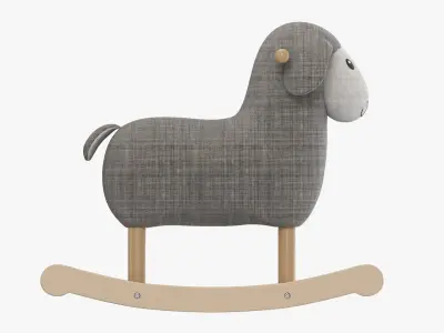 Rocking lamb ride-on 3D model