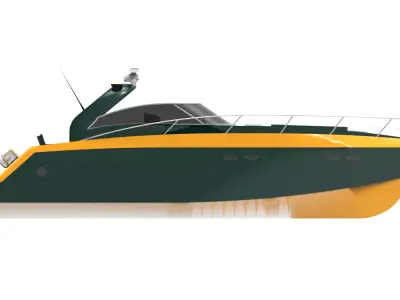 SUNSEKER 14 M GREEN Low-poly 3D model