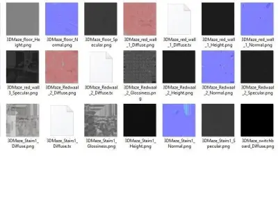 Squid Game Maze 3D model