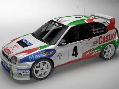 Toyota Corolla WRC 3D model