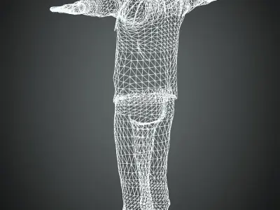 Squid Game Actor Lee Jung Jae Human3D 3D model