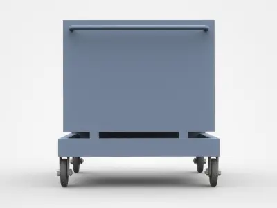 Industrial Self Dumping Hopper 3D model