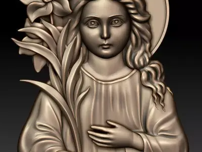 The Three-year-old Virgin Mary Free 3D model