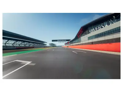 Silverstone Track 3D model