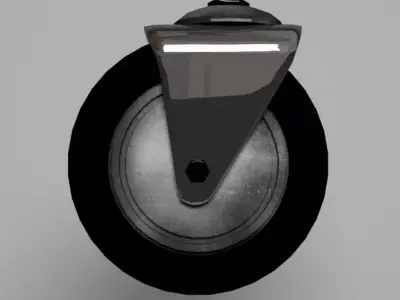 Wheel for service car 3D model