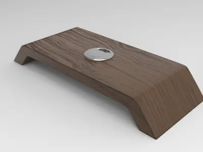Cedes Monitor Stand Low-poly 3D model