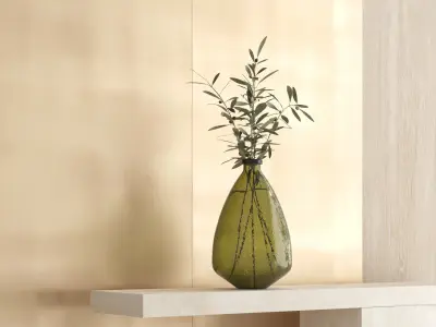 Decorative wall panel set 102 3D model