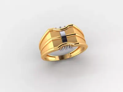 Modern Vanguard Ring 3D print model