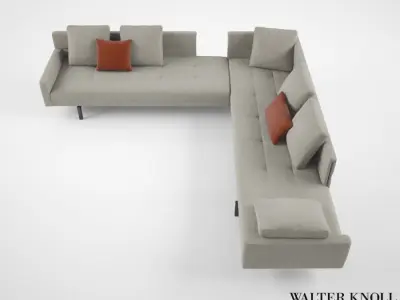Walter Knoll Gordon 496 Sofa 3D model