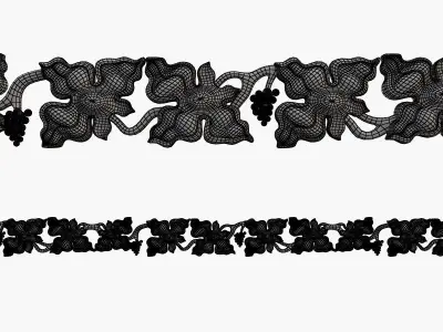 Gothic moulding CNC 3D model