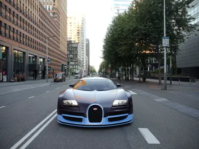 BUGATTI VEYRON 2012 3D MODEL Low-poly 3D model