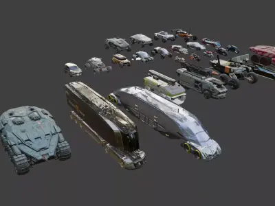 GV set 1 - 20 items 3D model