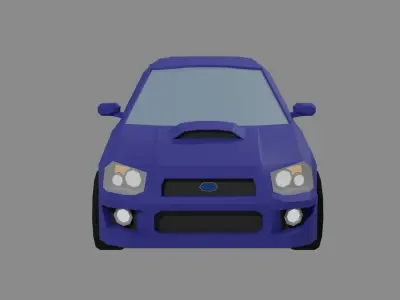 Low Poly car Low-poly 3D model 38