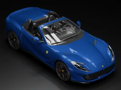 2023 Ferrari 812 Superfast 3D model