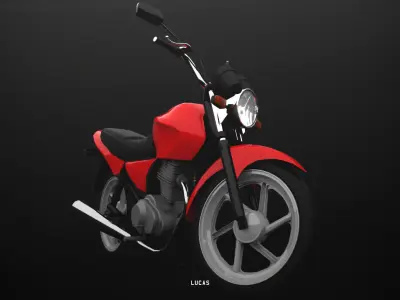 motorcycle 150cc 3D model