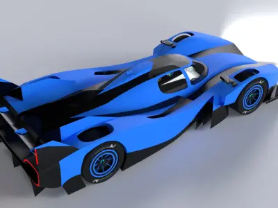 WEC Le Mans Hypercar Concept 3D model