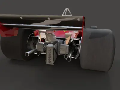 1976 Ferrari 312T 3D model