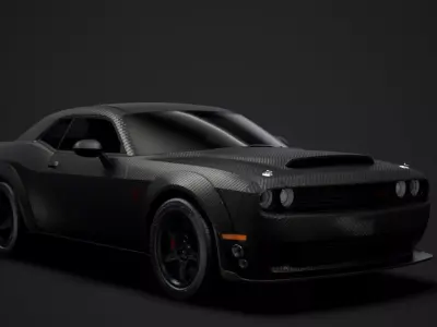 Dodge Challenger SRT Demon Carbon 2020 3D model