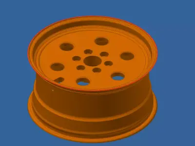 truck rims 3D print model