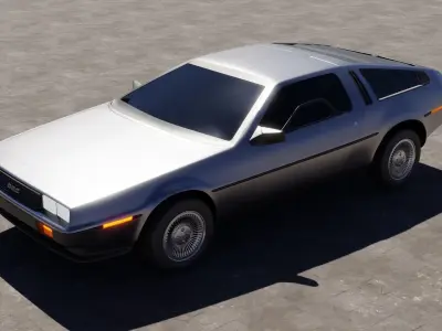 DeLorean DMC-12 3D model