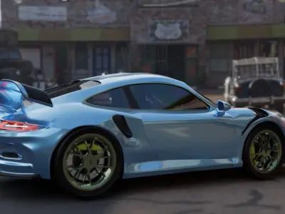 car ruerat  ludis cars  991vehiculis coupe  3D model