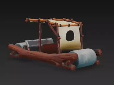 The Flintstones Car 3D print model