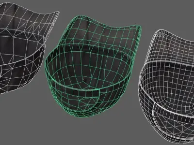 Baseball cap  - PBR Low-poly 3D model