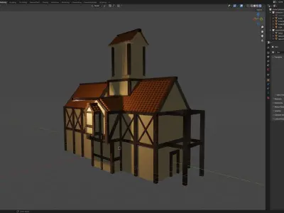 medical house Free 3D model