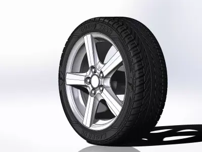 Wheel ENZO H 17inch for scale model 3D print model
