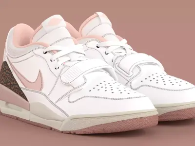 Air Jordan Legacy 312 Low Archaeo Brown Low-poly 3D model