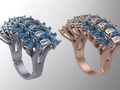 jewelry ring 3D print model