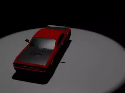 dodge pickup truck 3D model