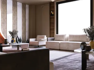 Interior - Livingroom - 020224 3D model