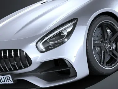 Mercedes AMG GT Roadster 2017 3D model