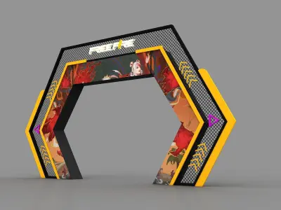 ENTRY ARCH GATE 3D model