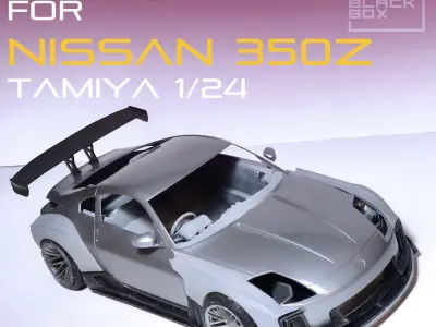 BODYKIT For 350Z Tamiya 1-24th MODELKIT 3D print model