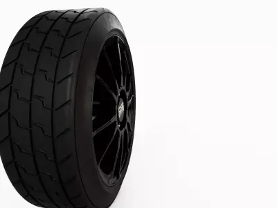 OZ Racing Ultraleggera Wheel Rim with Tire - Resin 3D Print 3D print model