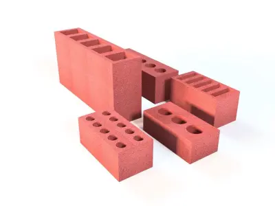 brick bricks 3D model