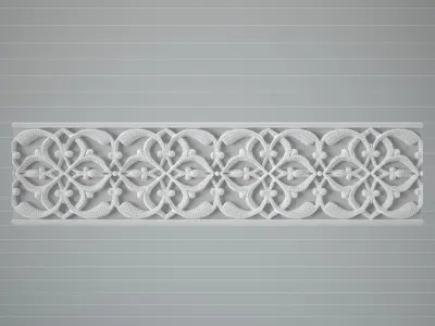 Classical moulding 3D model